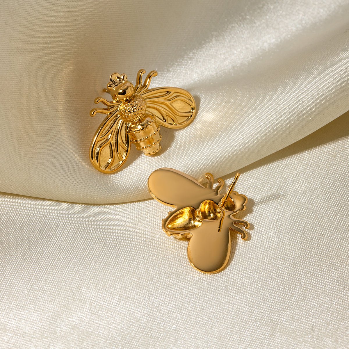 Golden Bee Earrings