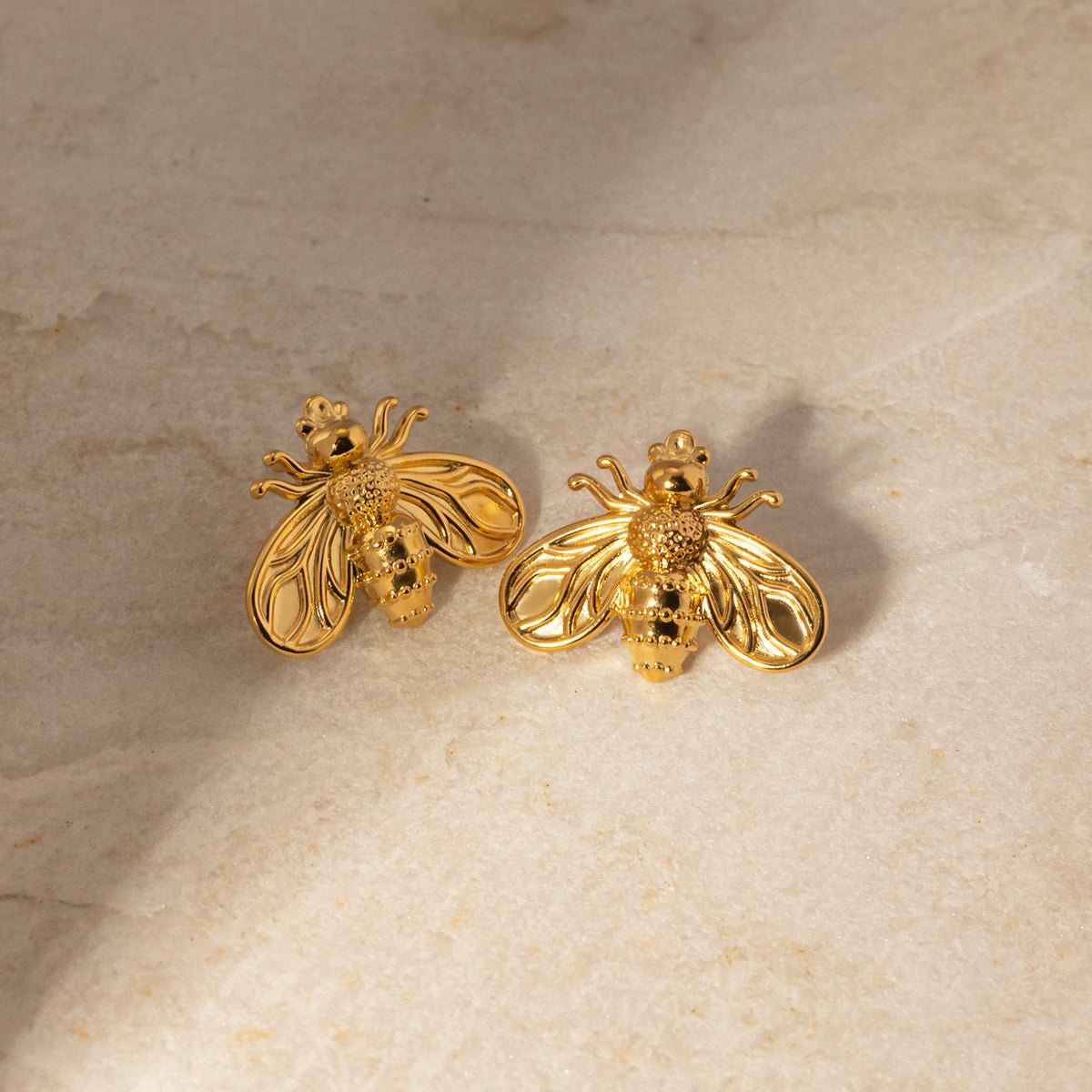 Golden Bee Earrings