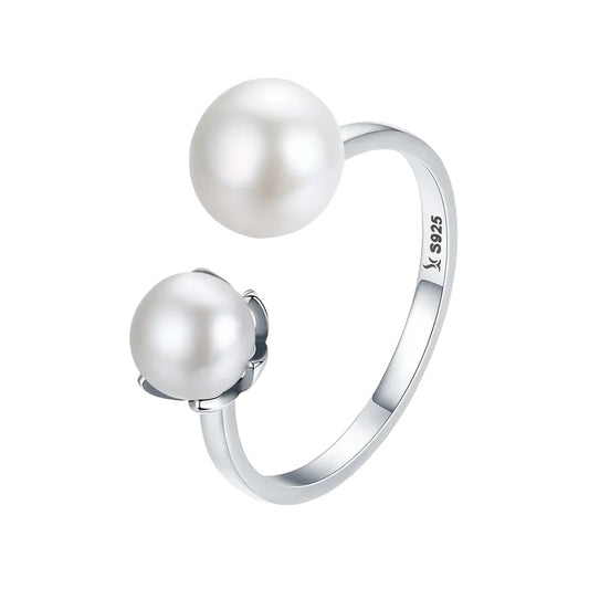 Moonlight Pearl Open Ring